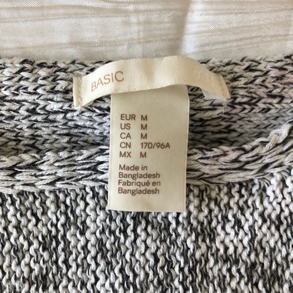H&M Triblend short sleeve sweater lightweight - Picture 3 of 3